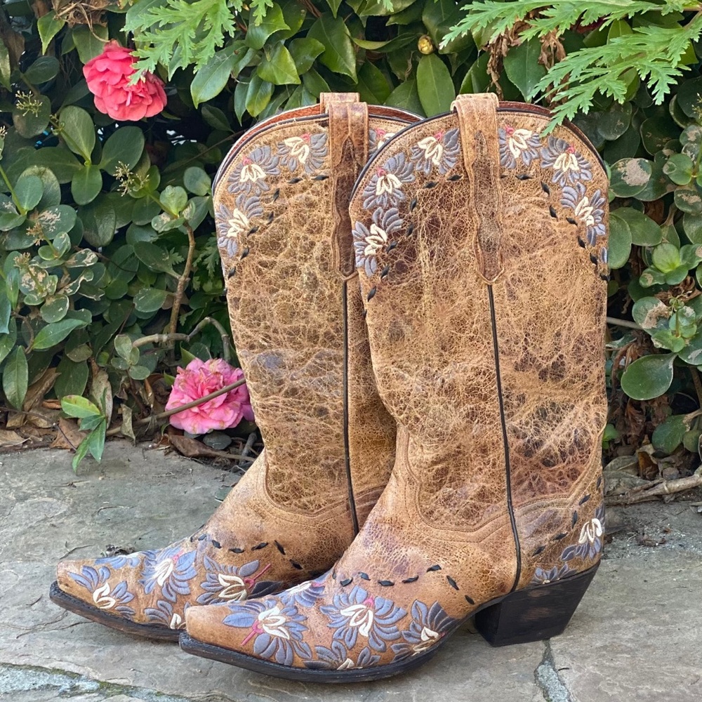 Dan Post Daisy Blue cowboy boot, size 10